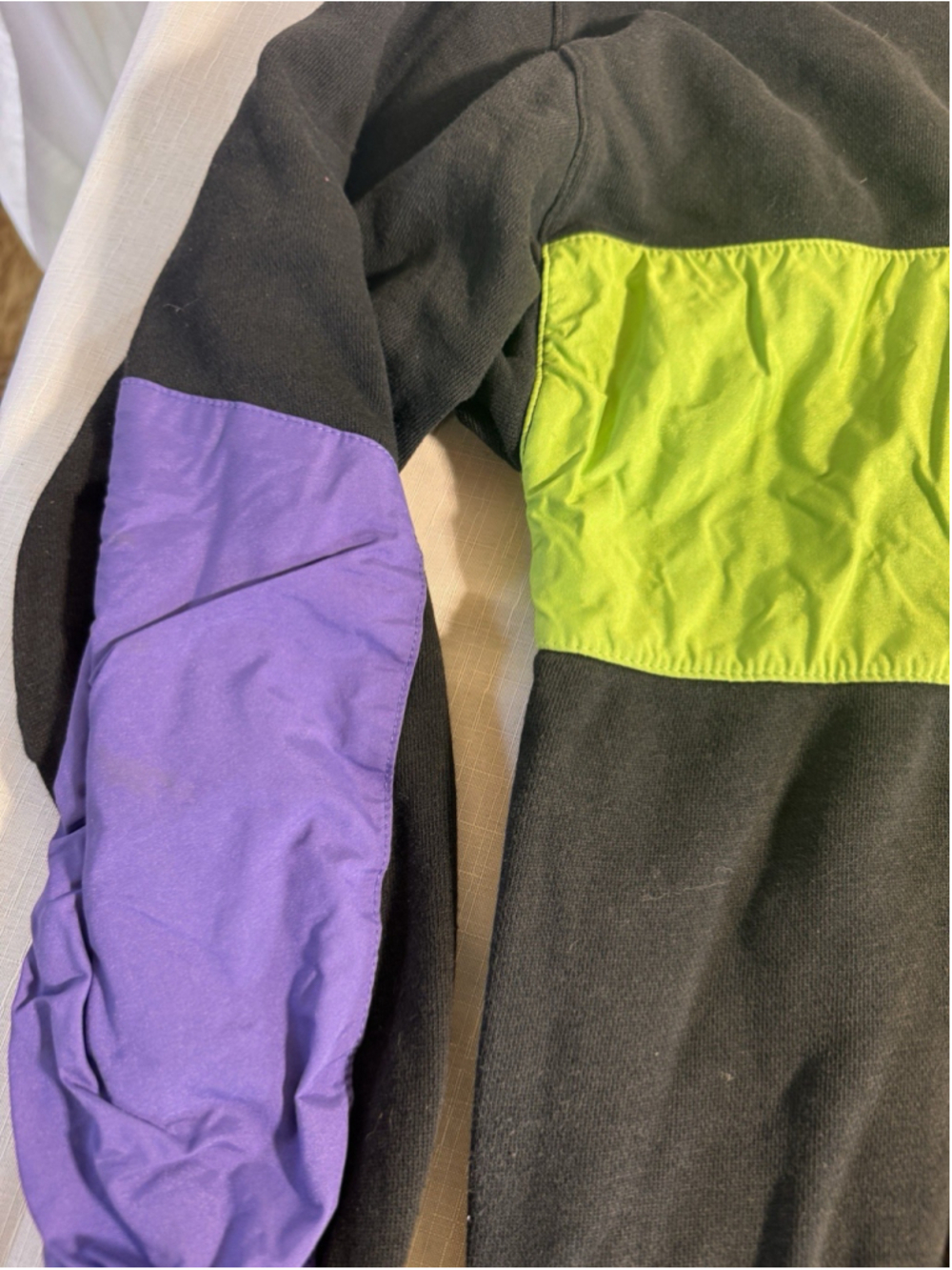 Vintage K2 Winter Wave Sweatshirt Large Colorblock Ski Pullover 90s Neon Retro - Picture 6 of 12